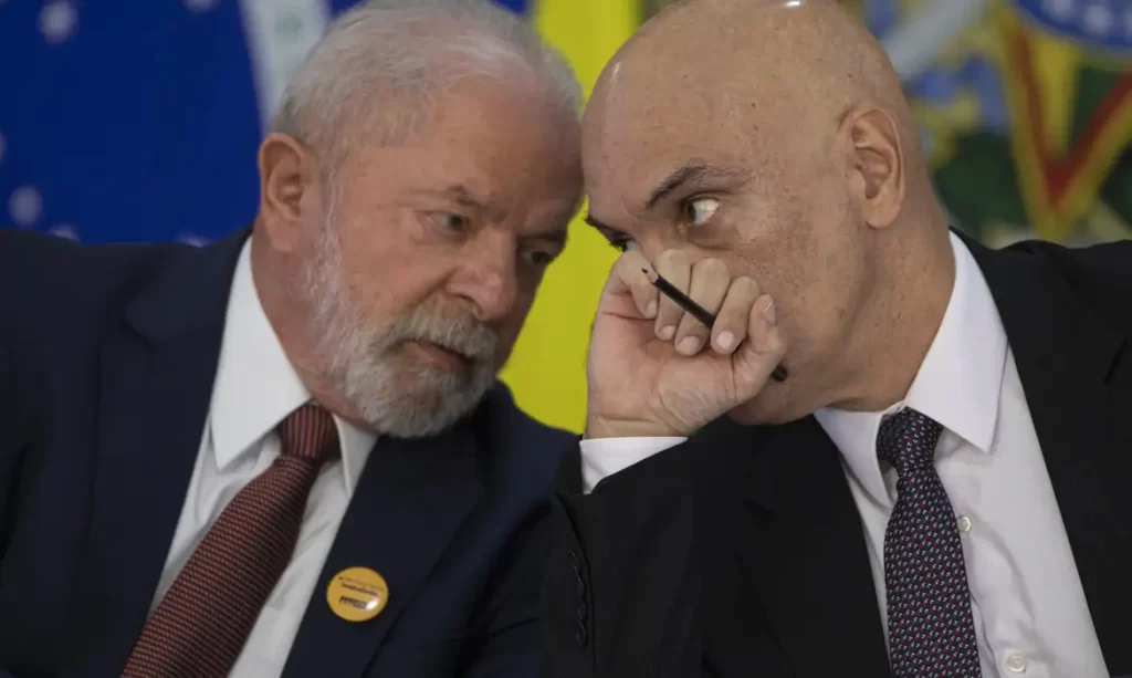 Lula e Alexandre de Moraes